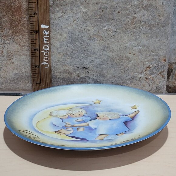 Schmid Hummel Christmas 1986 Tell The Heavens Decorative Wall Hanging Plate - Picture 7 of 11